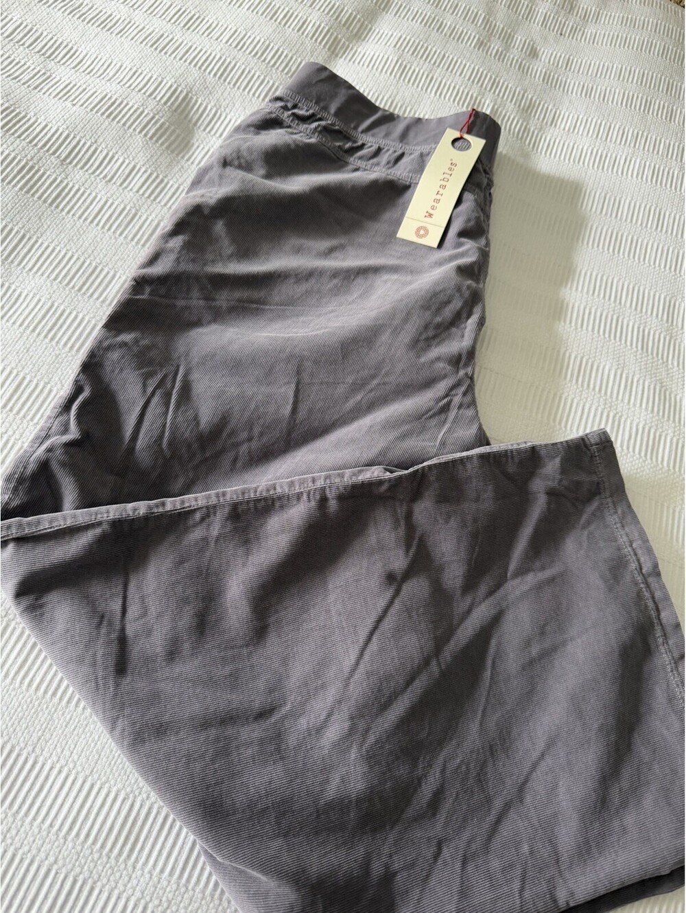 Wearables Jolene Wide Leg Pants Gray NWT Size L XCVI - Picture 2 of 11